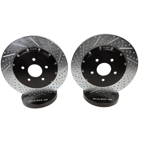 PartzBiz CM: 2302068-Baer Brakes EradiSpeed+ Rear 2-piece Performance Brake Rotors