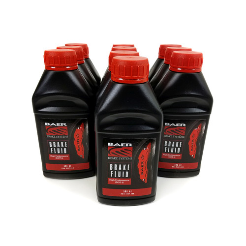 PartzBiz CM: 6800246-
Baer DOT4 High Performance Brake Fluid, (16.9oz/500ml Bottle) 10 Pack

