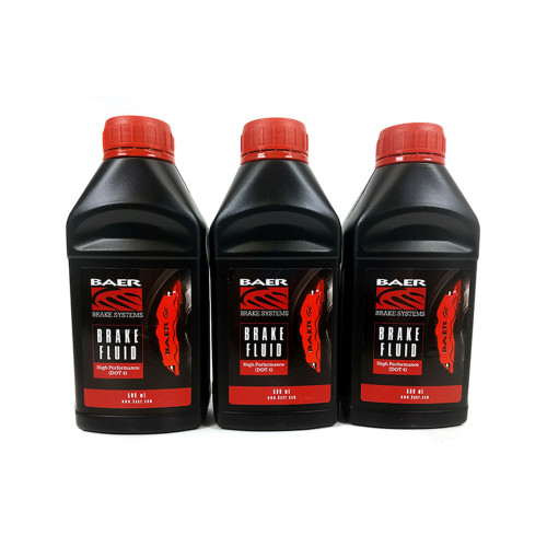 PartzBiz CM: 6800245-
Baer DOT4 High Performance Brake Fluid, (16.9oz/500ml Bottle) 3 Pack

