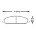 PartzBiz CM: D1058R-
Baer Brakes Replacement Pads for Baer AlumaSport Calipers

