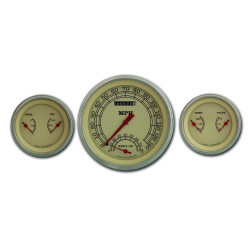 PartzBiz CM VT61SLF - Classic Instruments Vintage Series Three Gauge Set PartzBiz CM VT61SLF - Classic Instruments Vintage Series Three Gauge Set