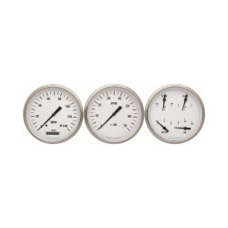 PartzBiz CM WH53SLF - เครื่องดนตรีคลาสสิค White Hot Three Gauge Set