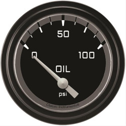 PartzBiz CM AX281GBLF - เกจวัดแรงดันน้ำมันเครื่อง Autocross Grey 2 5/8