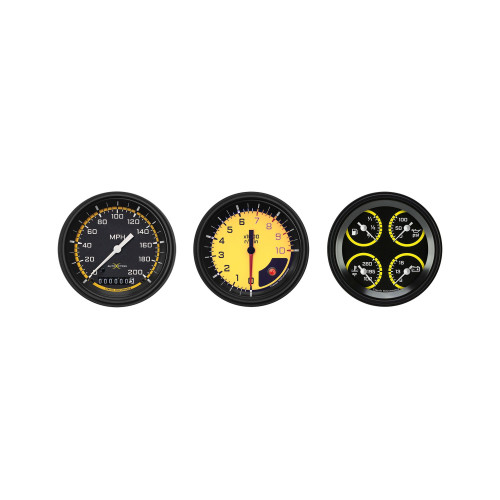PartzBiz CM: AX03YBLF-Classic Instruments ชุดเกจ Auto Cross Yellow 6