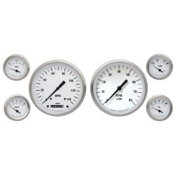 PartzBiz CM WH51SLF - เครื่องดนตรีคลาสสิค White Hot Six Gauge Set