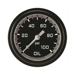 PartzBiz CM AX381GBLF - เกจวัดแรงดันน้ำมันเครื่อง Autocross Grey 2 5/8