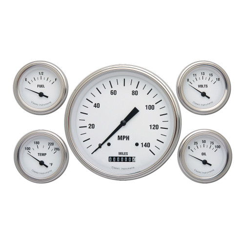 PartzBiz CM: WH54SLF-เครื่องดนตรีคลาสสิก White Hot Five Gauge Set