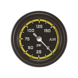 PartzBiz CM AX118YBLF - เกจวัดแรงดันอากาศ Autocross Yellow 2 1/8