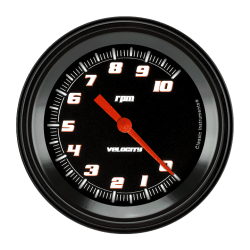 PartzBiz CM VS10BBLF - เครื่องวัดวามเร็ว Velocity Black 3 3/8