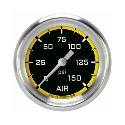 PartzBiz CM AX318YAPF - เกจวัดแรงดันอากาศ Autocross Yellow 2 5/8