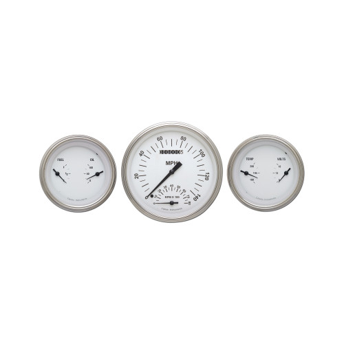 PartzBiz CM: WH61SLF-เครื่องดนตรีคลาสสิค White Hot Three Gauge Set