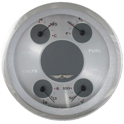 PartzBiz CM AW31SRC - เกจวัดสี่อันแบบอเมริกันทั้งหมด 4 5/8