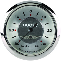 PartzBiz CM AW341SRC - เกจวัด Boost/Vac แบบอเมริกันทั้งหมด 2 5/8