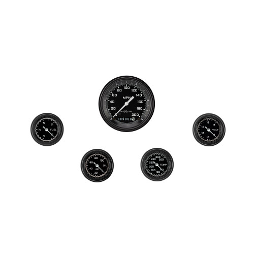 PartzBiz CM: AX100GBLF-AutoCross Gray Five Gauge Set 100 PartzBiz CM: AX100GBLF-AutoCross Gray Five Gauge Set 100