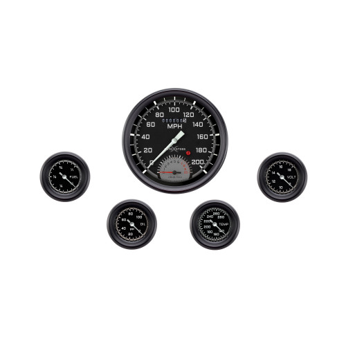 PartzBiz CM: AX165GBLF-AutoCross Gray Five Gauge Set 165 PartzBiz CM: AX165GBLF-AutoCross Gray Five Gauge Set 165
