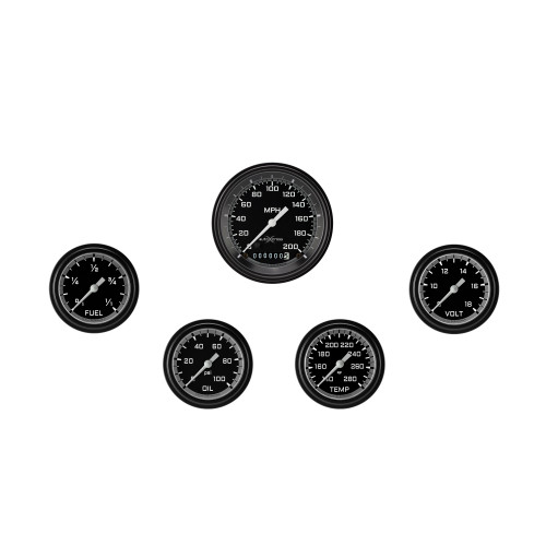 PartzBiz CM: AX300GBLF-AutoCross Gray Five Gauge Set 300 PartzBiz CM: AX300GBLF-AutoCross Gray Five Gauge Set 300