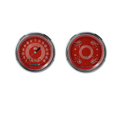 PartzBiz CM CT47V8RS52 - 2490-53 V8 แพ็คเกจรถบรรทุก Steelie สีแดง
