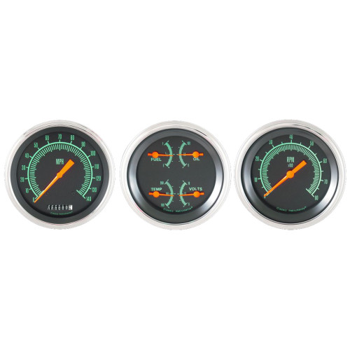 PartzBiz CM: GS03SLF-G-Stock Series Three Gauge Set