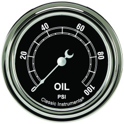 PartzBiz CM TR381SLF - เกจวัดแรงดันน้ำมันแบบดั้งเดิม 2 5/8