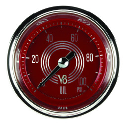PartzBiz CM V8RS181SHC - V8 Red Steelie 2 1/8