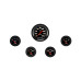 PartzBiz CM: VS00BBLF-Velocity Black Five Gauge Set 00 PartzBiz CM: VS00BBLF-Velocity Black Five Gauge Set 00