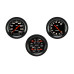 PartzBiz CM: VS03BBLF-Velocity Black Series Three Gauge Set