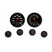 PartzBiz CM: VS151BBLF-Velocity Black Six Gauge Set 151