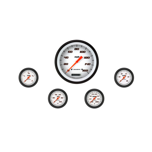 PartzBiz CM: VS154WBLF-Velocity White Five Gauge Set 154 PartzBiz CM: VS154WBLF-Velocity White Five Gauge Set 154