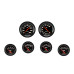 PartzBiz CM: VS201BBLF-Velocity Black Six Gauge Set 201