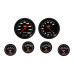 PartzBiz CM: VS251BBLF-Velocity Black Six Gauge Set 251