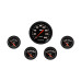 PartzBiz CM: VS254BBLF-Velocity Black Five Gauge Set 254
