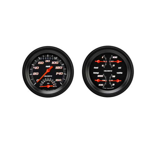 PartzBiz CM: VS32BBLF-Velocity Black Series Two Gauge Set