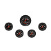 PartzBiz CM: VS335BBLF-Velocity Black Five Gauge Set 335