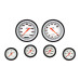 PartzBiz CM: VS351WBLF-Velocity White Six Gauge Set 351