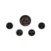 PartzBiz CM: VS35BBLF-Velocity Black Five Gauge Set 35