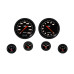 PartzBiz CM: VS51BBLF-Velocity Black Six Gauge Set 51 PartzBiz CM: VS51BBLF-Velocity Black Six Gauge Set 51