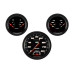 PartzBiz CM: VS61BBLF-Velocity Black Series Three Gauge Set