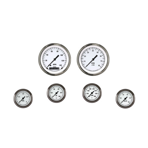 PartzBiz CM: WH101SLF-White Hot Six Gauge Set 101