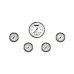 PartzBiz CM: WH135SLF-White Hot Five Gauge Set 135