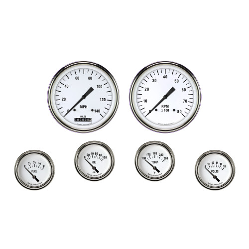 PartzBiz CM: WH251SLF-White Hot Six Gauge Set 251