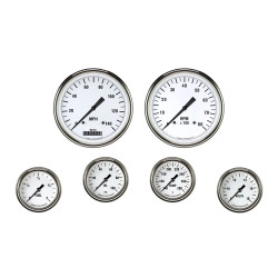 PartzBiz CM WH351SLF - White Hot Six Gauge Set 351