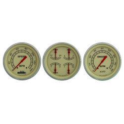 PartzBiz CM VT53SLF - Classic Instruments Vintage Series Three Gauge Set PartzBiz CM VT53SLF - Classic Instruments Vintage Series Three Gauge Set