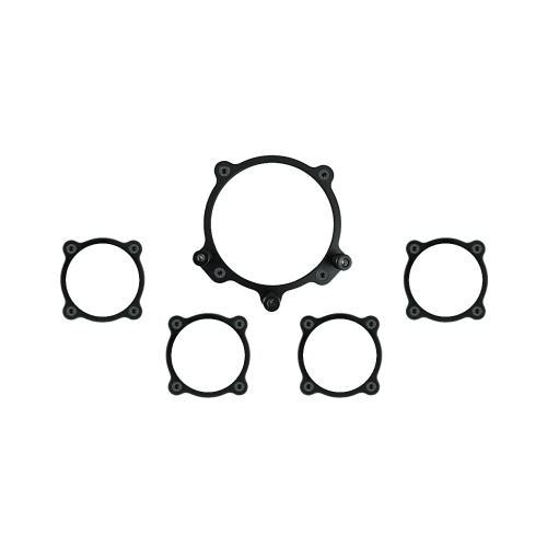 PartzBiz CM: BZMA5GS-Moal Bomber 5-gauge Trim Bezel Set
