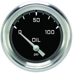 PartzBiz CM AX281GAPF - เกจวัดแรงดันน้ำมันเครื่อง Autocross Grey 2 5/8