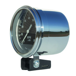 PartzBiz CM MT51 - เครื่องดนตรีคลาสสิก Chrome Tach และถ้วยยึด Speedo
