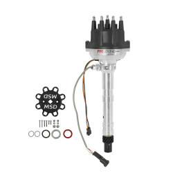 PartzBiz CM 2357 - Chevy Cam Sync Distributor, Hall-Effect, Standard Cap