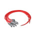 PartzBiz CM: 31189-Super Conductor Spark Plug Wire Set, Multi-Angle Plug, HEI Cap