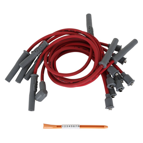 PartzBiz CM: 31309-Super Conductor Spark Plug Wire Set, Chrysler  318-360, Socket