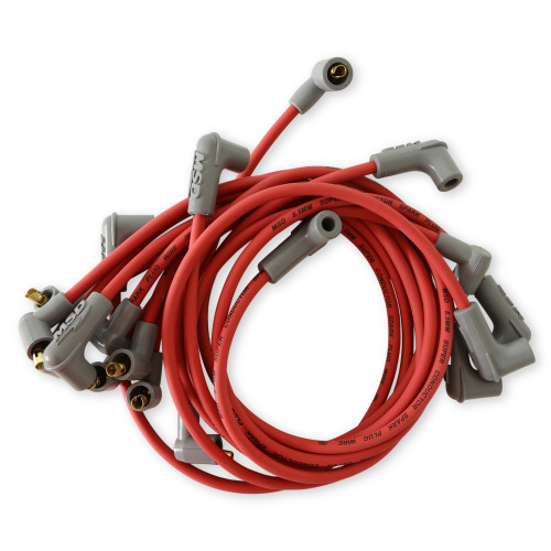 PartzBiz CM: 31599-Super Conductor Spark Plug Wire Set, Small Block Chevy, Socket Dist. Cap