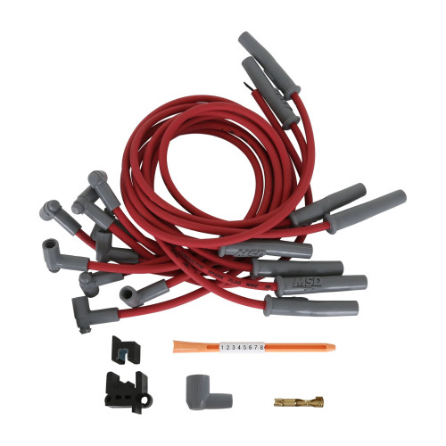 PartzBiz CM: 31779-Super Conductor Spark Plug Wire Set, Chevy 454 ’75-On HEI